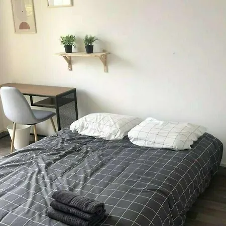 Apartmán Privee Dans Partage - Calme Et Lumineux - Proche Bordeaux- Tram F-v1-4 *